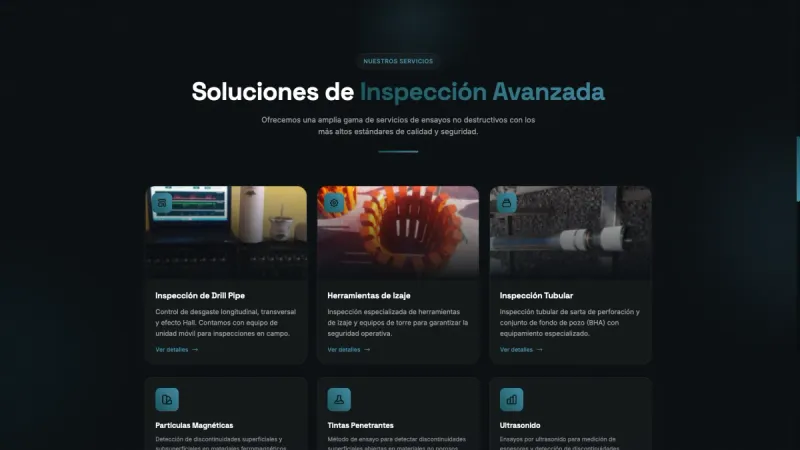 Sección de Servicios de Ensayos No Destructivos