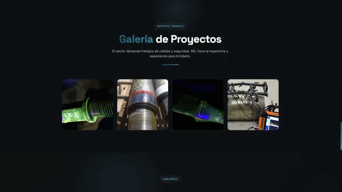 Galería de proyectos y trabajos de inspección